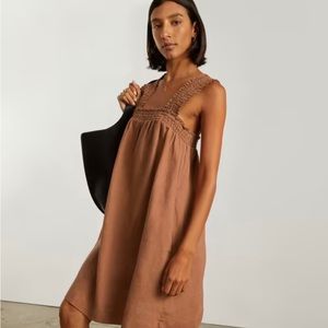 NEW Everlane Smoked Linen Dress